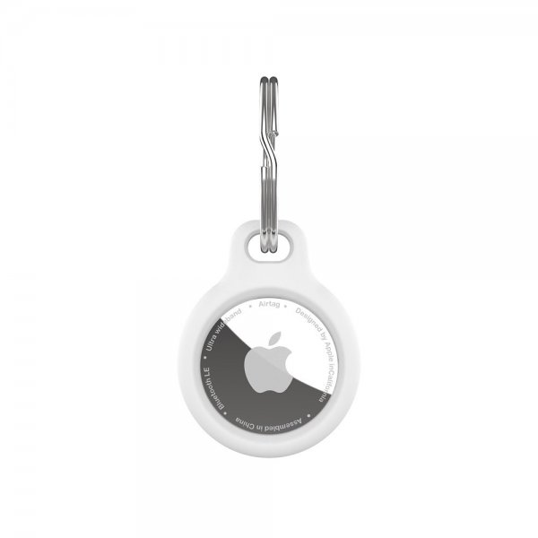 Fixed AirTag Holder Silky Hvid
