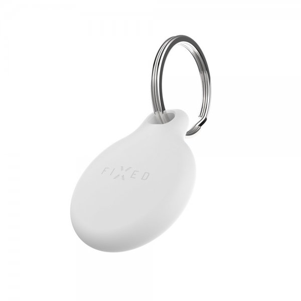 Fixed AirTag Holder Silky Hvid