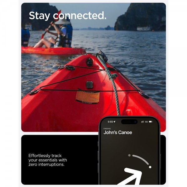 Spigen AirTag Holder Tough Armor IP 4-pak Sort