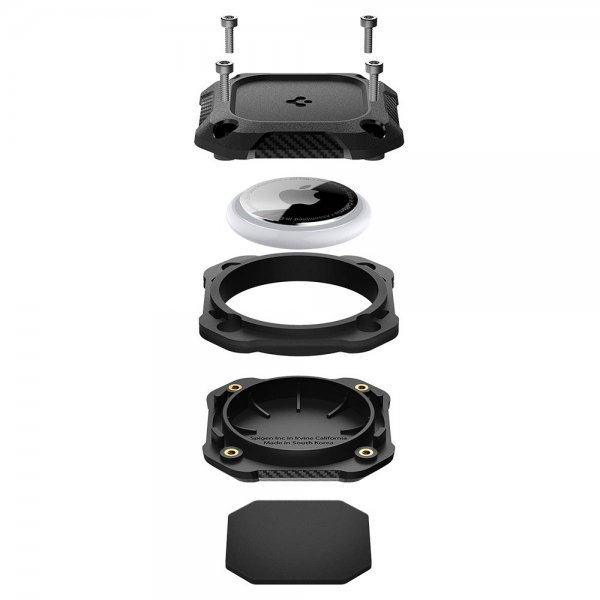 Spigen AirTag Holder Tough Armor IP 4-pak Sort