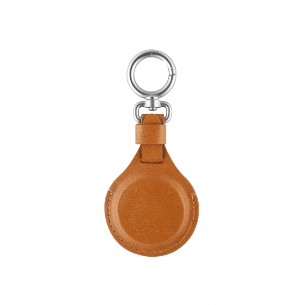 Moshi AirTag-holder PU-læder Brun