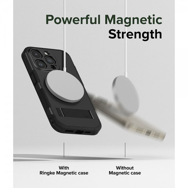 Ringke iPhone 15 Pro Cover Alle MagSafe Sort