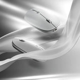 ALOGIC Trådløs Mus Echelon Bluetooth USB-C genopladelig 4 knapper Hvid