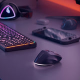 ALOGIC Trådløs Mus Apex Bluetooth USB-C Genopladelig 7 knapper Sort