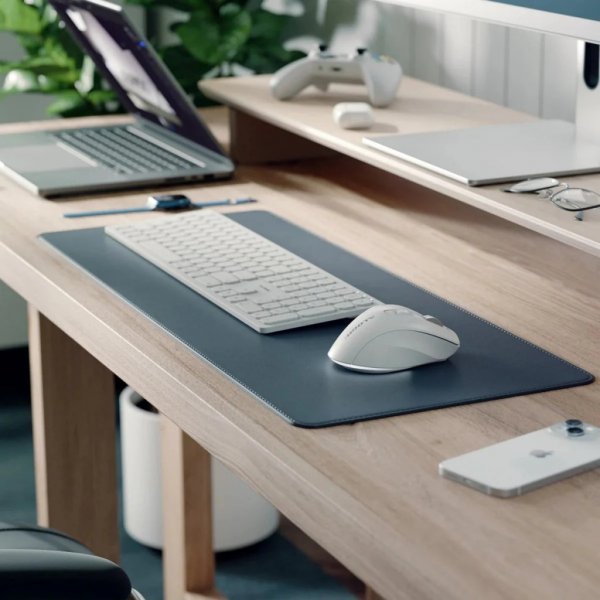 ALOGIC Trådløs Mus Apex Bluetooth USB-C Genopladelig 7 knapper Hvid