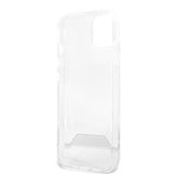 AMG iPhone 13 Cover Electroplated Horisontale Striber Hvid Gennemsigtig
