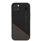 AMG iPhone 13 Mini Cover Liquid Silicone Two Tone Sort