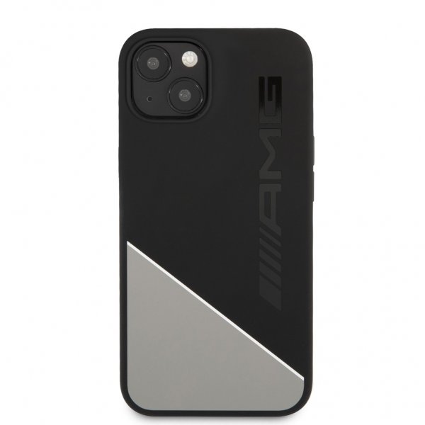 AMG iPhone 13 Mini Cover Flydende Silikone Two Tone Grå