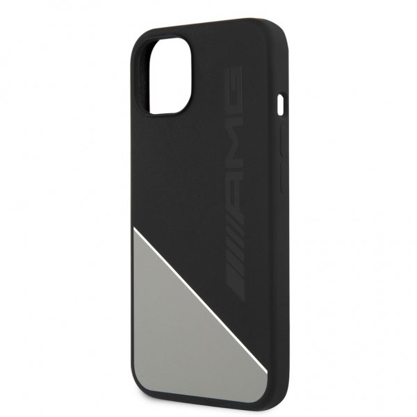 AMG iPhone 13 Mini Cover Flydende Silikone Two Tone Grå