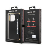 AMG iPhone 14 Pro Max Cover med Logo Sort Gul