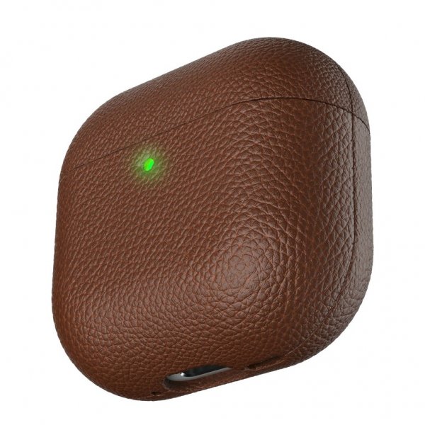 KeyBudz AirPods 4 Cover Artisan Series Natural Brown