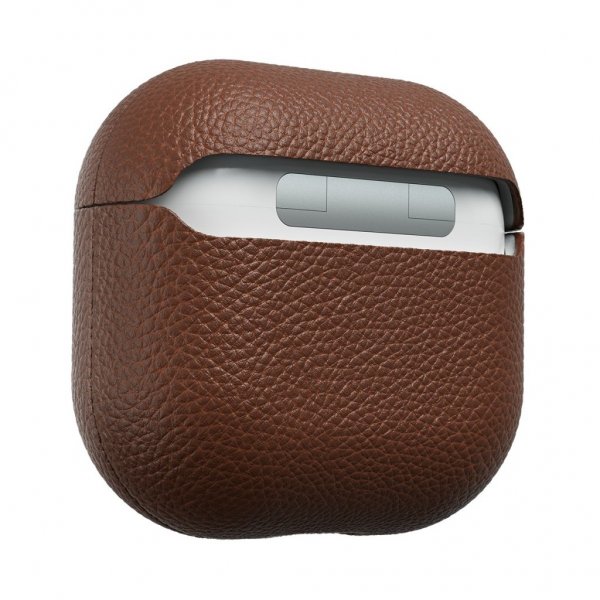 KeyBudz AirPods 4 Cover Artisan Series Natural Brown
