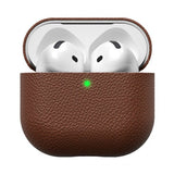KeyBudz AirPods 4 Cover Artisan Series Natural Brown