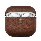 KeyBudz AirPods 4 Cover Artisan Series Natural Brown