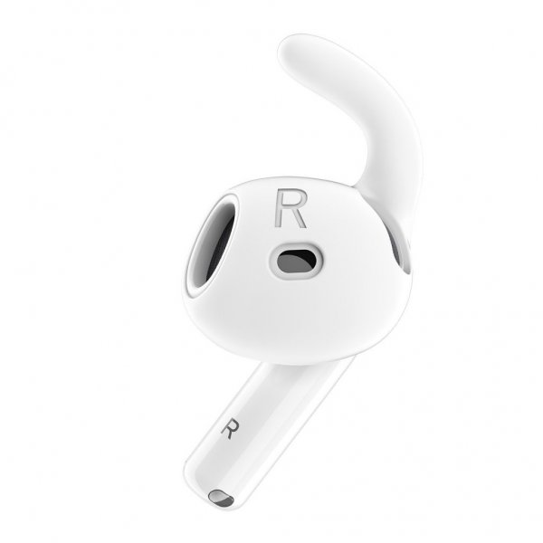 KeyBudz AirPods 4 EarBuddyz Ear Hooks Hvid