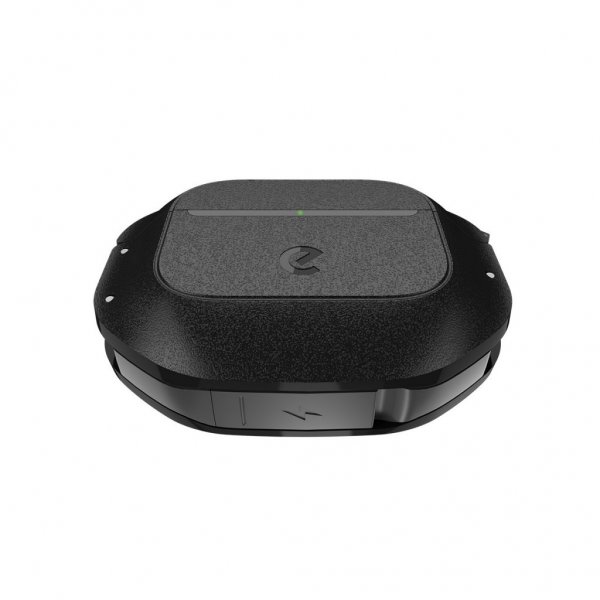 KeyBudz AirPods 4 Cover ElementProof Series Carbon Black