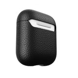 KeyBudz AirPods (1/2) Cover PodSkinz Ægte Læder Sort
