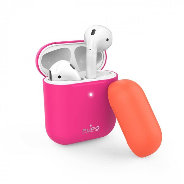 Puro AirPods 1/2 Cover Icon Fuchsia