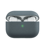 KeyBudz AirPods Pro Cover PodSkinz Ægte Læder Skifer