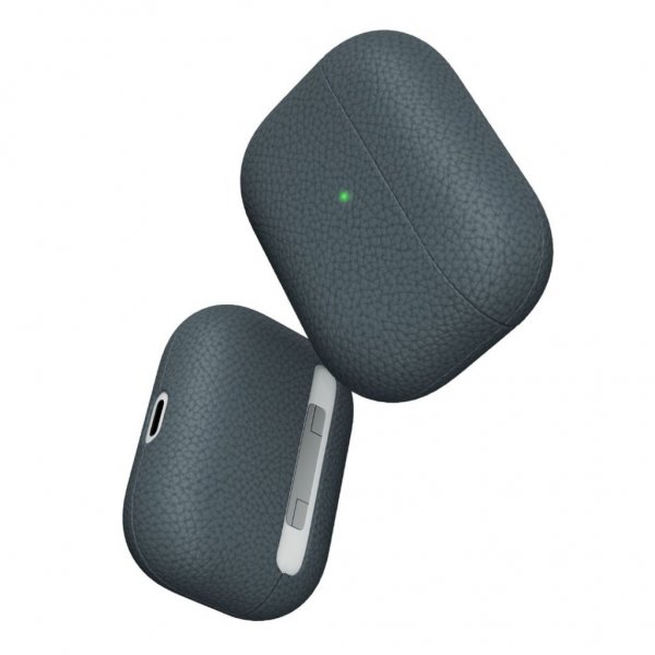 KeyBudz AirPods Pro Cover PodSkinz Ægte Læder Skifer