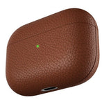 KeyBudz AirPods Pro Cover PodSkinz Ægte Læder Brun