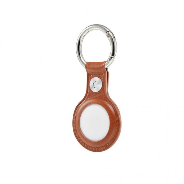 Krusell Apple AirTag Holder Nøglering Brun