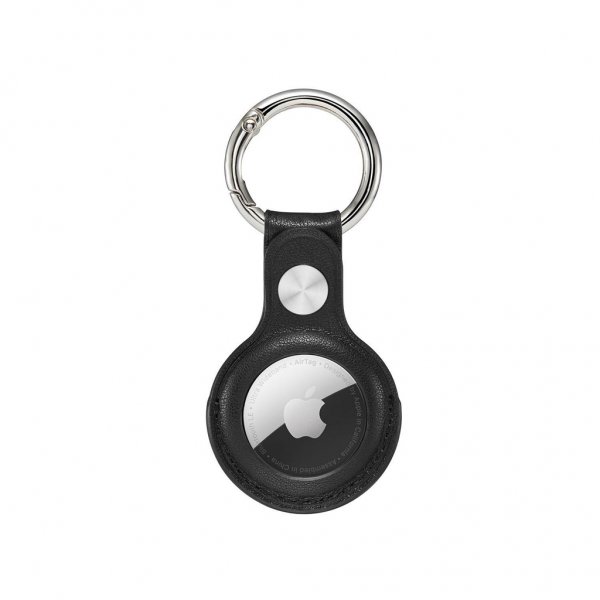 Krusell Apple AirTag Holder Nøglering Sort