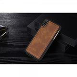 Dg.Ming iPhone X/Xs Pungcover Aftageligt Cover Brun