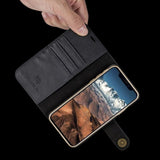 Dg.Ming iPhone X/Xs Pungcover Aftageligt Cover Sort