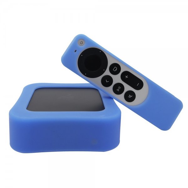 Apple TV 4K 2022 Cover Silikone Blå