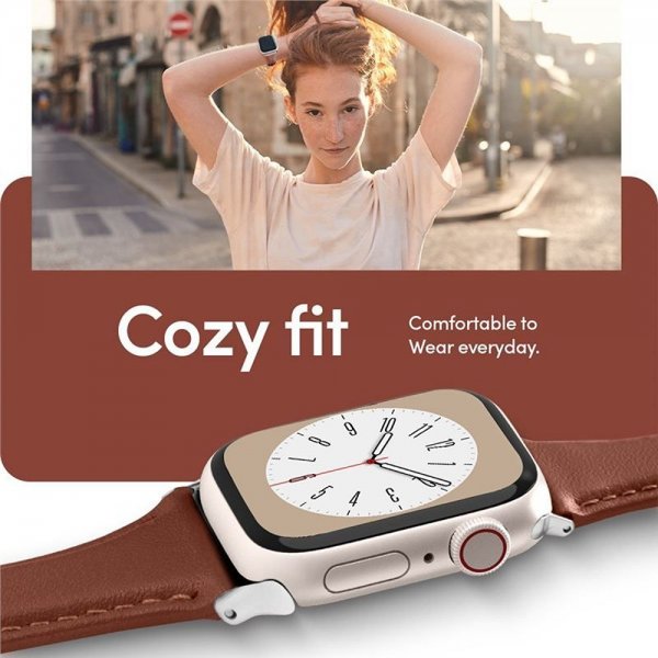 Spigen Apple Watch 38/40/41/42mm Rem Kajuk Chestnut