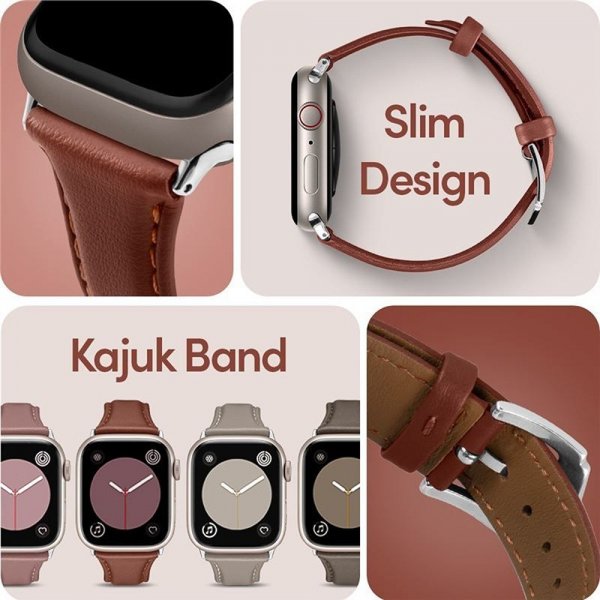 Spigen Apple Watch 38/40/41/42mm Rem Kajuk Chestnut
