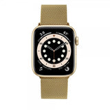 Fastgjort Apple Watch 38/40/41/42 mm Armbånd Mesh Rem Guld