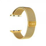 Fastgjort Apple Watch 38/40/41/42 mm Armbånd Mesh Rem Guld
