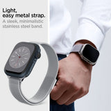 Spigen Apple Watch 38/40/41/42mm Armbånd Metal Fit Sølv