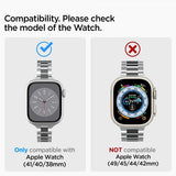 Spigen Apple Watch 38/40/41mm Rem Modern Fit 316L Sølv