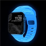 Nomad Apple Watch 38/40/41/42mm Rem Sport Band Icy Blue Glow