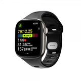 Nomad Apple Watch 38/40/41/42mm Armbånd Tempo Band Sort