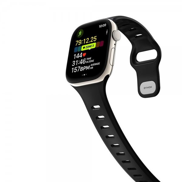 Nomad Apple Watch 38/40/41/42mm Armbånd Tempo Band Sort