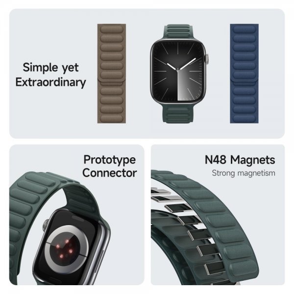 Dux Ducis Apple Watch 38/40/41mm Rem BL Series Evergreen