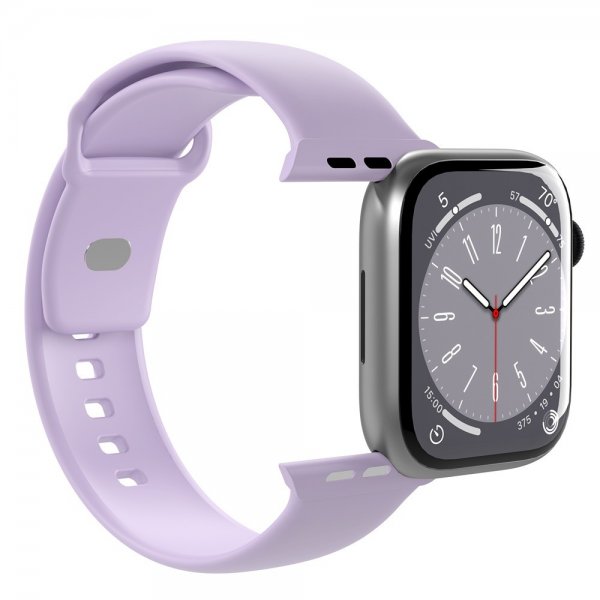 Puro Apple Watch 38/40/41/42mm Rem ICON Silikonebånd Lavendel