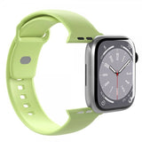 Puro Apple Watch 38/40/41/42mm Rem ICON Silikonebånd Matcha Grøn