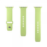 Puro Apple Watch 38/40/41/42mm Rem ICON Silikonebånd Matcha Grøn
