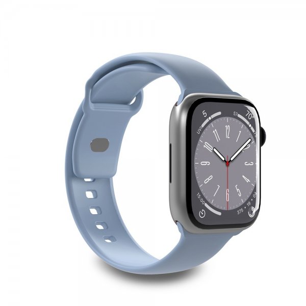 Puro Apple Watch 38/40/41/42mm Rem ICON Silikonebånd Powder Blue