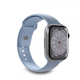 Puro Apple Watch 38/40/41/42mm Rem ICON Silikonebånd Powder Blue