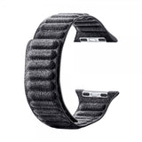 Apple Watch 38/40/41/42mm Armbånd Ruskind Sort