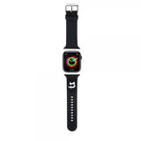 Karl Lagerfeld Apple Watch 38/40/41/42mm Rem Gummi NFT Choupette Sort