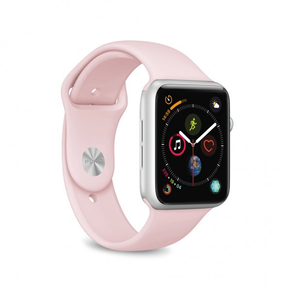 Puro Apple Watch 38/40/41/42mm Rem ICON Silikone Rem Rose