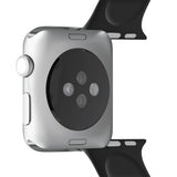 Puro Apple Watch 38/40/41/42mm Armbånd ICON Silicone Band Sort