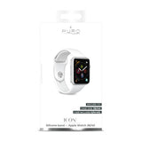 Puro Apple Watch 38/40/41/42mm Rem ICON Silikonebånd Hvid